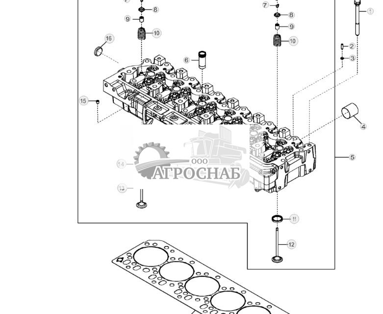 5128 Головка блока цилиндров с клапанами - ST856041 180.jpg